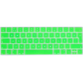 Resim Arabulalaca Apple Macbook Pro 13" A1706 Touch Bar Türkçe Silikon Q Klavye Koruyucu 