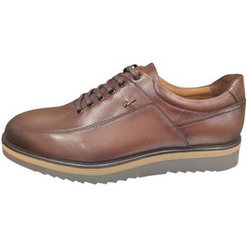 Resim Marcomen 20394 Eva Taban Bağcıklı Klasik Deri Erkek Ayakkabı Taba 