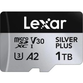 Resim 1tb Silver Plus 205MB 4K V30 Uhsı Micro Sd Hafıza Kartı 