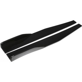 Resim Ulzyvf Evrensel Araç Görsel Yükseltme Seti - 2 Adet Abs Yan Etek + Aksesuarlar 