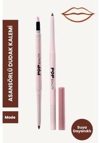 Resim Pop Beauty Waterproof Suya Dayanıklı Asansörlü Dudak Kalemi Mode 