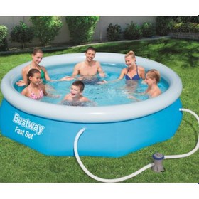 Resim Bestway Şişme Aile Havuzu 305 x 76 CM 57270 Çok Renkli 