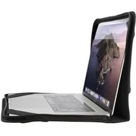 Resim Belkin İki Cepli 14 İnçe Kadar Dizüstü Bilgisayar, Tablet Uyumlu Her Zaman Açık Çanta Siyah 