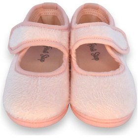 Resim Pudra Kız Çocuk Cırt Cırtlı Babet-f-739 Pudra 