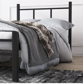 Resim Metal Karyola, Defne Metal Karyola 90x200 cm Siyah Renk 