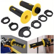 Resim Hightower Kaymaz Dirt Bike Gaz Kumanda Tutacakları Sarı Kx250f Kx250 Kx450f Klx450r Wr450f 