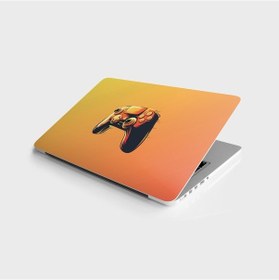 Resim Laptop Sticker Bilgisayar Notebook Pc Kaplama Etiketi Turuncu Kol 