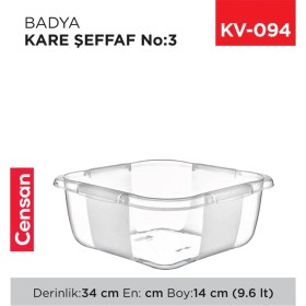 Resim Kare Şeffaf Badya 1 Adet 3 No ROYALEKS-E166 Nemere 