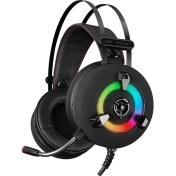 Resim Binbir Göz Bilgisayar Rampage Miracle-X2 Plus Siyah Rgb LED 7.1 Surround Sound System Gaming Mikrofonlu Oyuncu Kulaklığı 