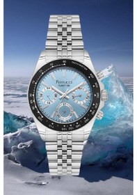 Resim Ferrucci Fcf 1025 03648m.05 Fonksiyonlu Erkek Kol Saati Metalik Gri 