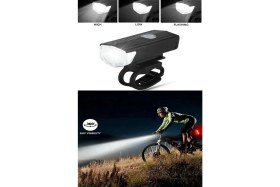 Resim Techno Station USB Şarjlı Bisiklet Ön Işığı Aydınlatıcı Lamba 