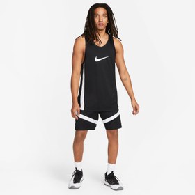 Resim Nike Icon Dri-Fit Erkek Siyah Basketbol Forması 