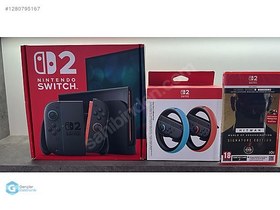 Resim Nintendo Switch 2 + Hitman + Wheel Direksiyon + TAKAS KURYE ! 