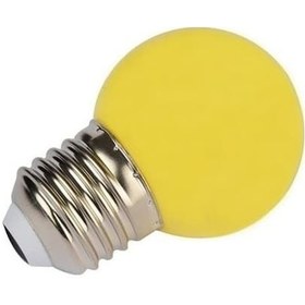 Resim Gece Lambası Ampülü Sarı 1w Led E27 Duy 