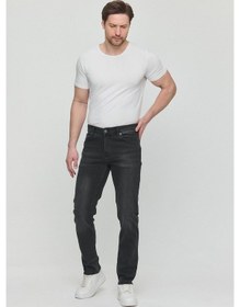 Resim Polo State Regular Fit Likralı Erkek Denim Kot Pantolon Füme Füme 