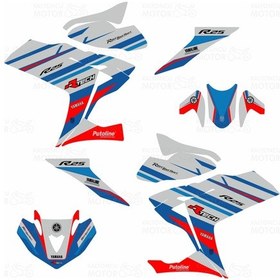 Resim Yamaha YZF R25 R Tech Design Sticker Set 