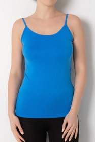 Resim Miorre Kadın Ince Askılı Likralı Seamless Tişört 