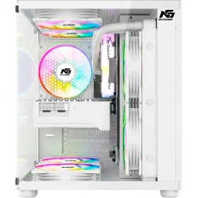 Resim Next Gaming Orion Cube 3x Tuştan Değişen Rgb Fanlı M-Atx Boş Bilgisayar Kasası Beyaz 