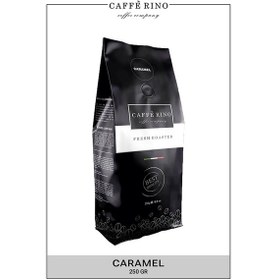 Resim Caffe Rino Caramel Aromalı French Press Öğütülmüş Filtre Kahve 250 G 