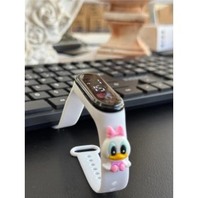 Resim Renkli Dijital Çocuk Saati, Dokunmatik Ekran, Su Geçirmez, Eğlenceli Tasarım 