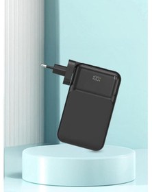 Resim 1027 20000 Mah Type-c Lightning 22,5 W Hızlı Şarj Dijital Göstergeli Powerbank Siyah 