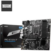 Resim MSI Pro B760m-p Intel B760 Soket 1700 Ddr5 6800(OC)mhz Matx Gaming (OYUNCU) Anakart 