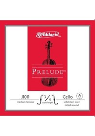 Resim D'addario J1011 Prelude Tek Çello La A Teli 3/4 Nikel Sarım 
