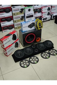 Resim patili tasarım Komple Oto Ses Sistem Paketi Eksiksiz 