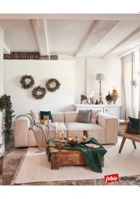 Resim Mode Soft Ikili Kanepe Koltuk 2 Modül Kırık Beyaz Keten Kumaş Işb 