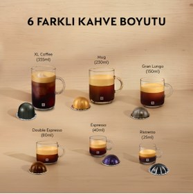 Resim Nespresso Vertuo Next Premium Kahve Makinesi, Kahverengi 