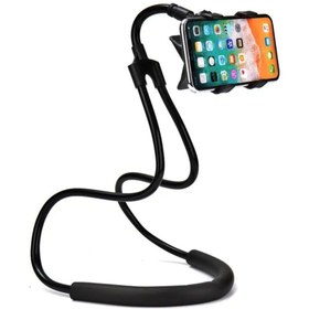 Resim Boldy Telefon Tutucu Boyunluk Akrobat Esnek Telefon Tutucu Telefon Standı Portatif Telefon Boyunluk Tutucu 