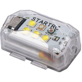 Resim Ximistore9 Drone Uçakları İçin Gece Uyarı Işığı - 3 Renk 5 Flaş Modu - Dahili Pil - Abs+pc Malzeme 