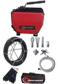 Resim Miran Tıkalı Kanal Gider Açma Makinesi Tekli Set 