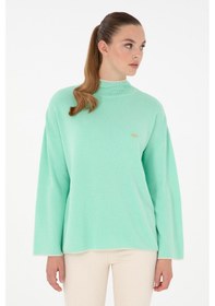 Resim U.S. Polo Assn. Kadın Mint Balıkçı Yaka Kazak 50297069-VR090 