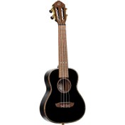Resim Ortega Onyx Series Concert Ukulele (Siyah) 