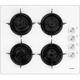 Resim Kumtel B66 - KO-40TAHDF - DA6-830W Beyaz Kristal Ankastre Set 