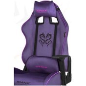Resim Rio Balerion Terletmez Kadife Kumaş Mor Gaming Oyuncu Koltuğu -2 Mor 
