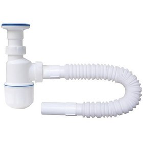 Resim Özbest Standart Körüklü Taslı Lavabo - Eviye Sifonu 