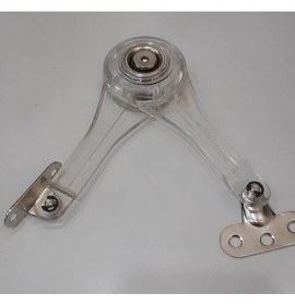 Resim Mekal Lale Makas Cırcırlı Dolap Pistonu / Şeffaf Plastik 