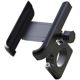 Resim Bisiklet Motor Scooter Gidon Montaj Metal Telefon Tutucu Fc687 