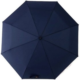 Resim Eleven Market Şemsiye Mavi Tam Otomatik Rüzgarda Kırılmayan Siyah 