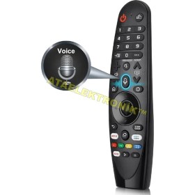 Resim Ata Elektronik LG ( AİR Mouse - SES KOMUTLU ) Sihirli Magic AKILLI TV TELEVİZYON LG Smart TV Nano 8 9 serisi 4K/8K Ultra HD KUMANDASI 