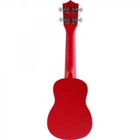 Resim Angel AUK21-RD Soprano Ukulele - Kırmızı (Başlangıç - Renkli Seri) | Kırmızı Parlak Bitiş, Yumuşak Naylon Teller, Yeni Başlayanlar İçin İdeal Klavye | Ölçüler: 21 İnç / 330 mm Skala 