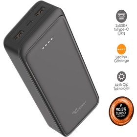 Resim Lucatech Asus ZenBook 13 / ZenBook 14 / ZenBook 15 uyumlu 25.000 mAh 48W TURBO Powerbank 
