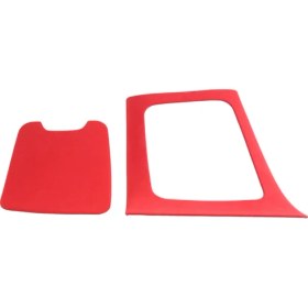 Resim Haashu Araba Merkezi Kontrol Paneli Mercedes-Benz C Sınıfı W206 C260 C220 C200 2022-2024 Kırmızı (Yurt Dışından) 