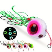Resim 3 adet Luminous Metal Jig Balıkçılık Yemleri, 40g-180g, Keskin saç tokası ile Derin Deniz Grupter Tasarımı, Halloween, Noel, Şükran Günü, Yeni Yıl, Bağımsızlık Günü için İdeal - Karışık Renkler, Çanta Tutma Birimi, Balıkçılık Malzemeleri Bo 