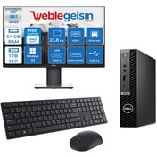 Resim Dell Optiplex 7010MFF Plus Intel Core i7 13700T 64GB DDR5 1TB SSD Windows 11 Pro 23.8 Monitör Mini Masaüstü Bilgisayar 7010Pİ7 N007O7010MFFPUBM23 