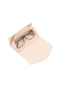 Resim Smart Glass Deri Gözlük Kılıfı NU2 Pembe 