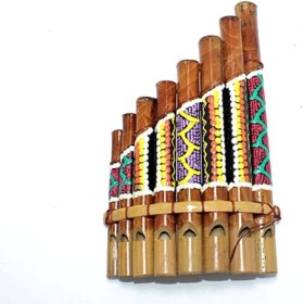 Resim MiraLive Bambu Batikli Pan Flüt 