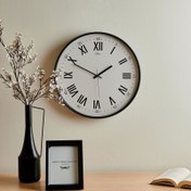 Resim Galaxy Eminent Latin Rakam Duvar Saati - Beyaz - 43 cm 